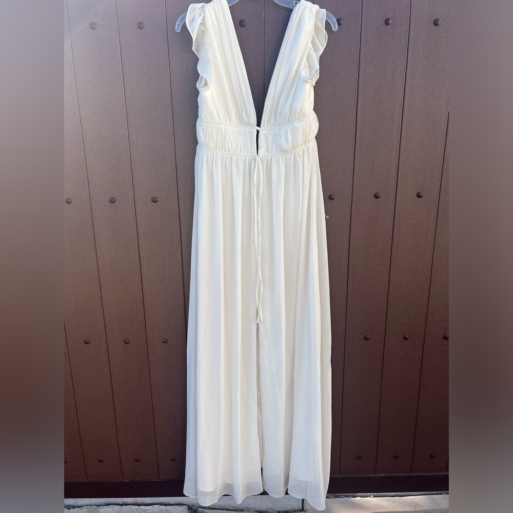 LuLus white/cream dress